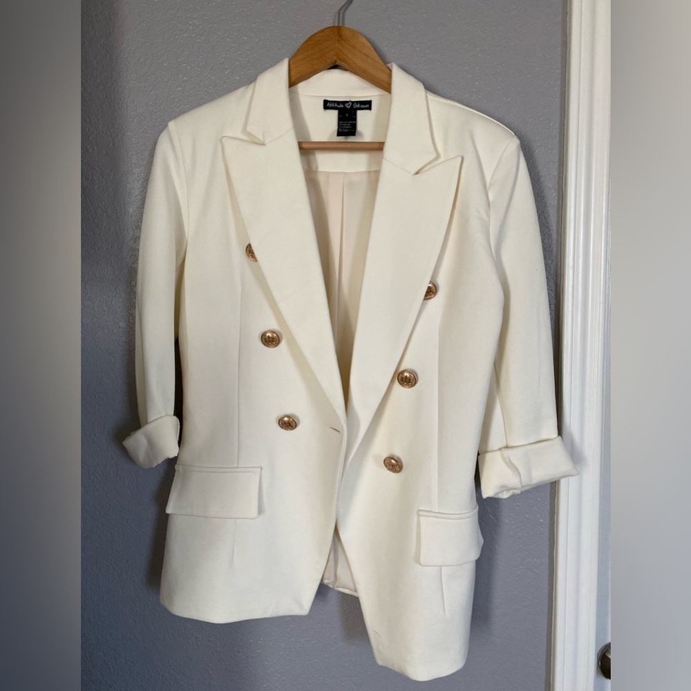 Cream blazer